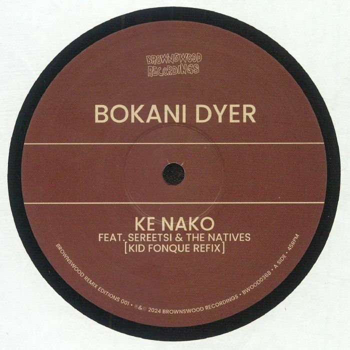 Bokani DYER - Brownswood Remix Editions 001